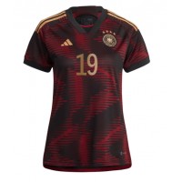 Echipament fotbal Germania Leroy Sane #19 Tricou Deplasare Mondial 2022 pentru femei maneca scurta